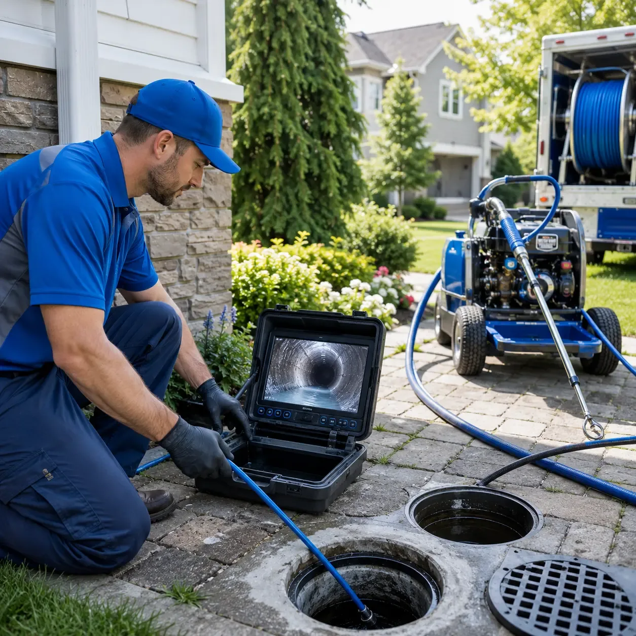Outdoor drain cleaning professionals serving Flanders, NJ